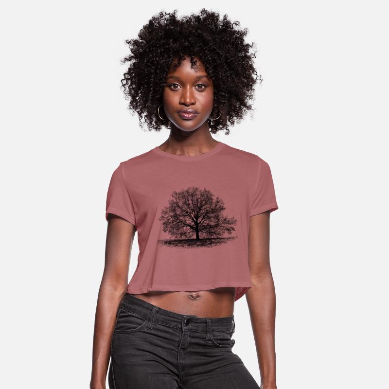 Old tree in black