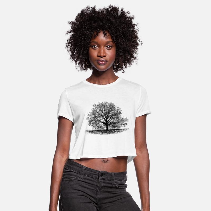 Old tree in black