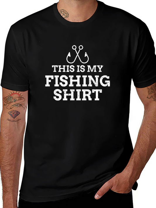 This is My Fishing Shirt - Novelty Graphic Tee