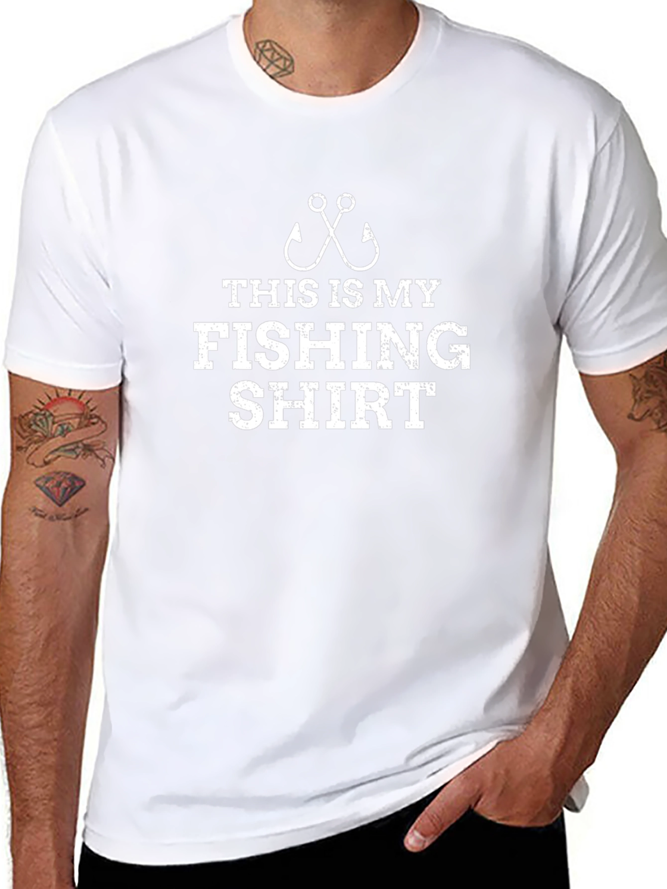 This is My Fishing Shirt - Novelty Graphic Tee