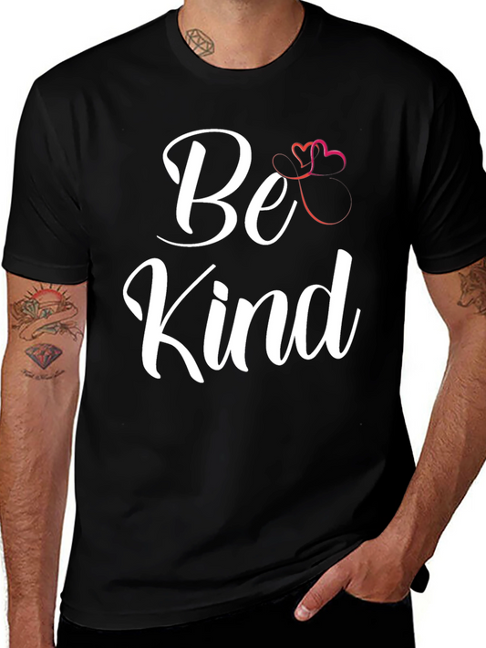 Be Kind Graphic Tee - Soft Cotton Blend Casual Comfort