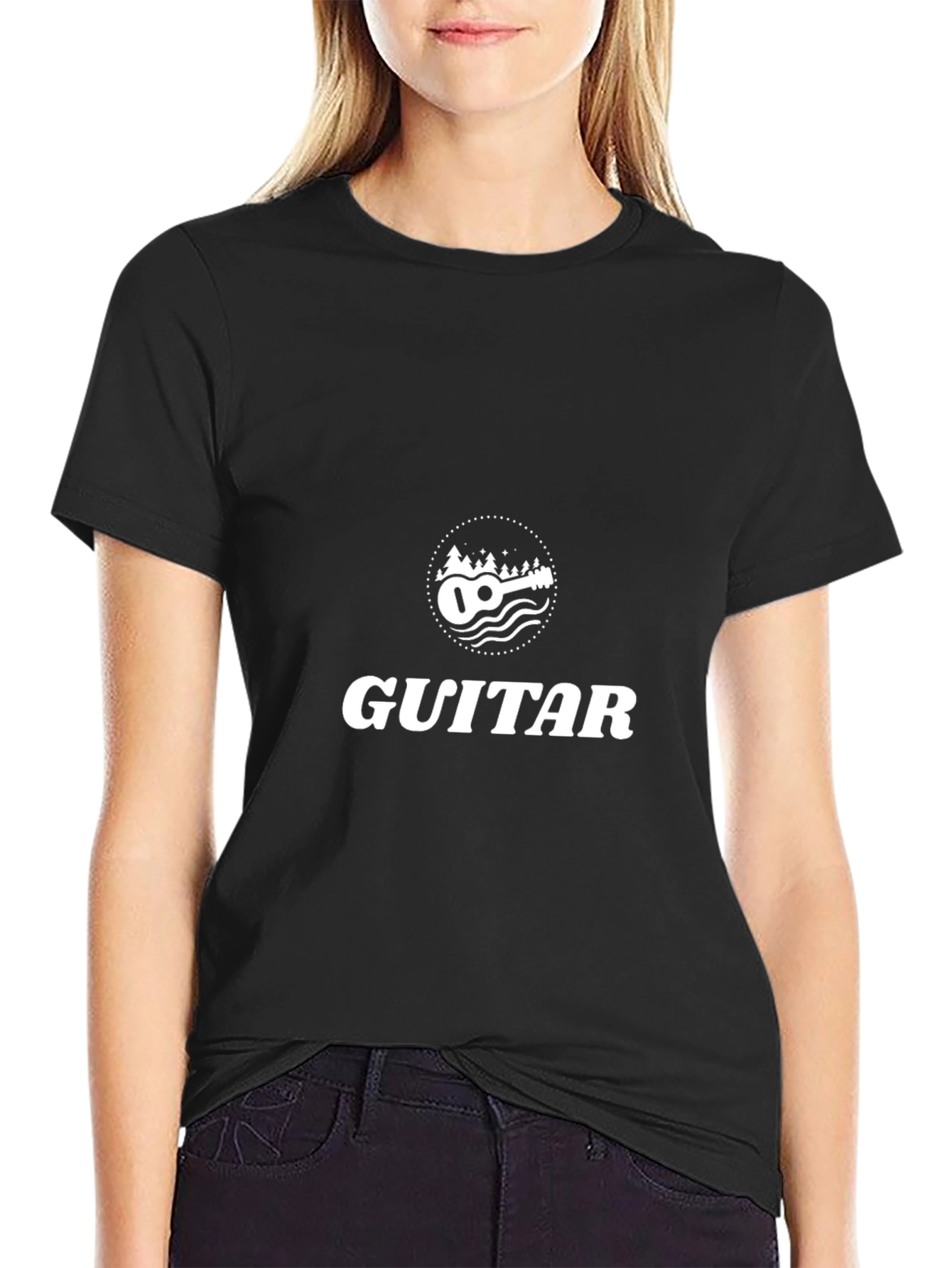 Guitar Lover T-Shirt - Black Graphic Tee