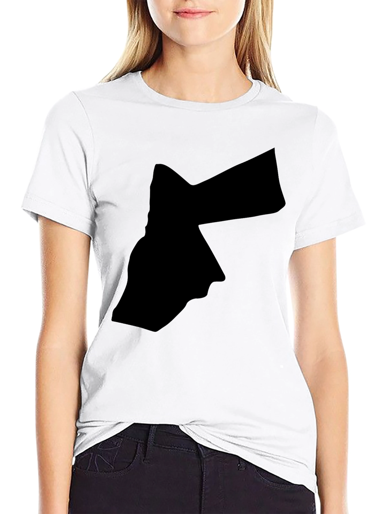 Jordan Map Silhouette Black T-Shirt