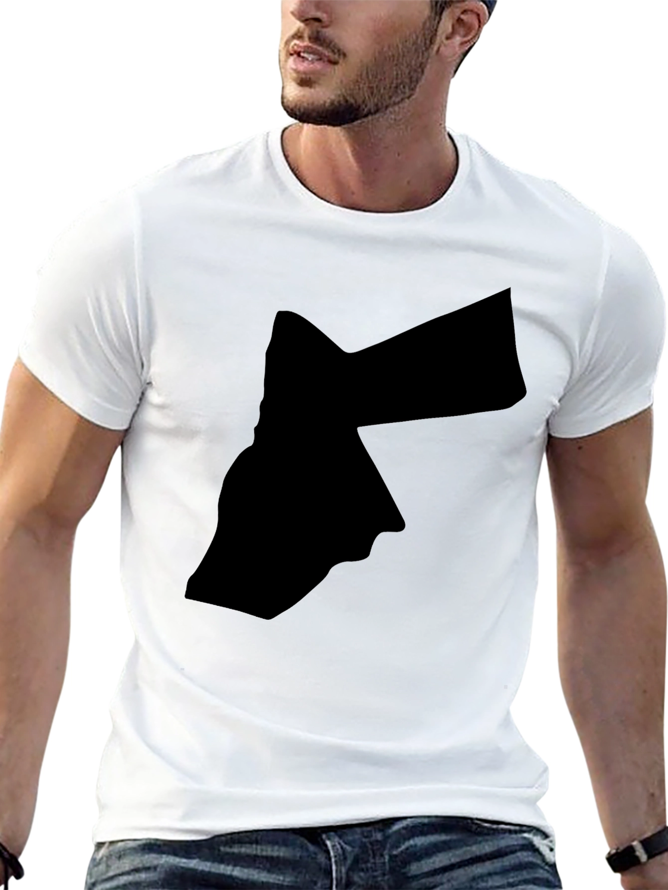 Jordan Map Silhouette Black T-Shirt