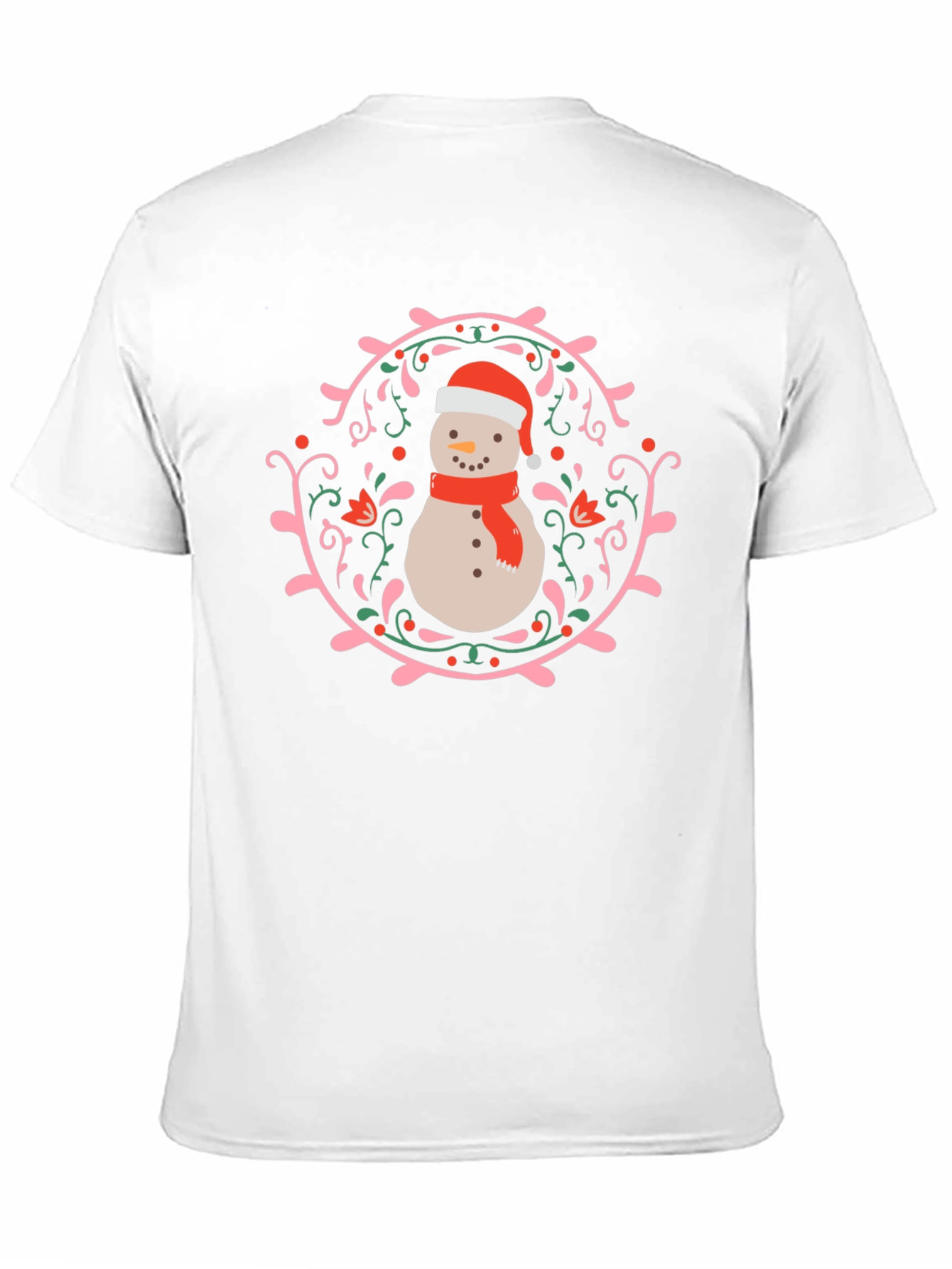 Festive Snowman T-Shirt - Holiday Graphic Tee