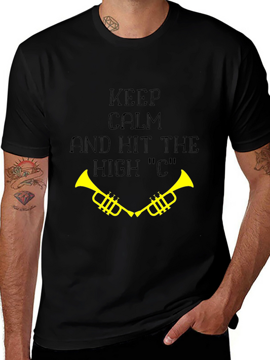 Keep Calm & Hit High C T-Shirt - Musicians Tee