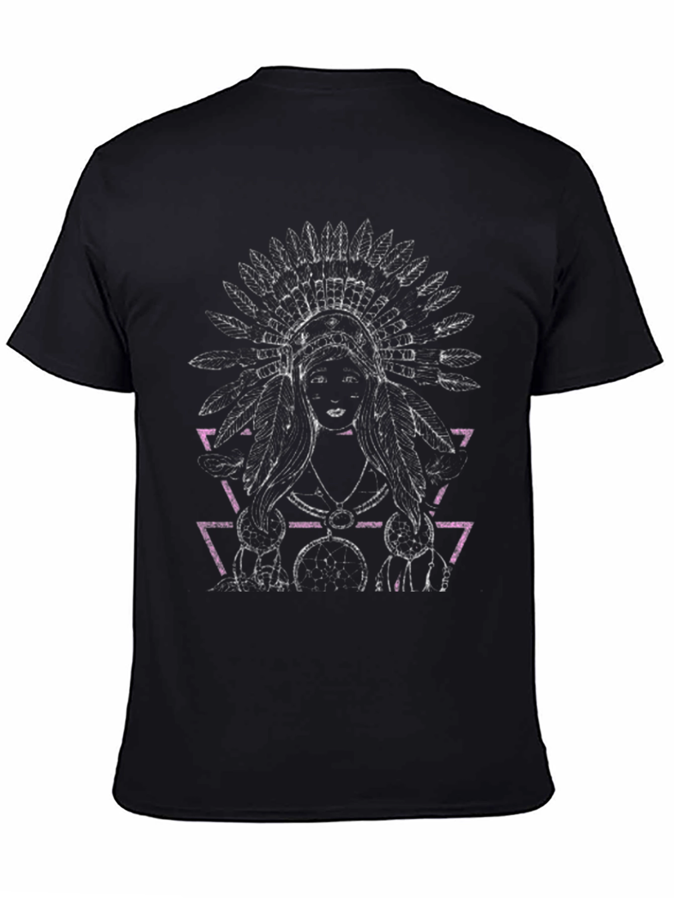 Native American Headdress Graphic T-Shirt
