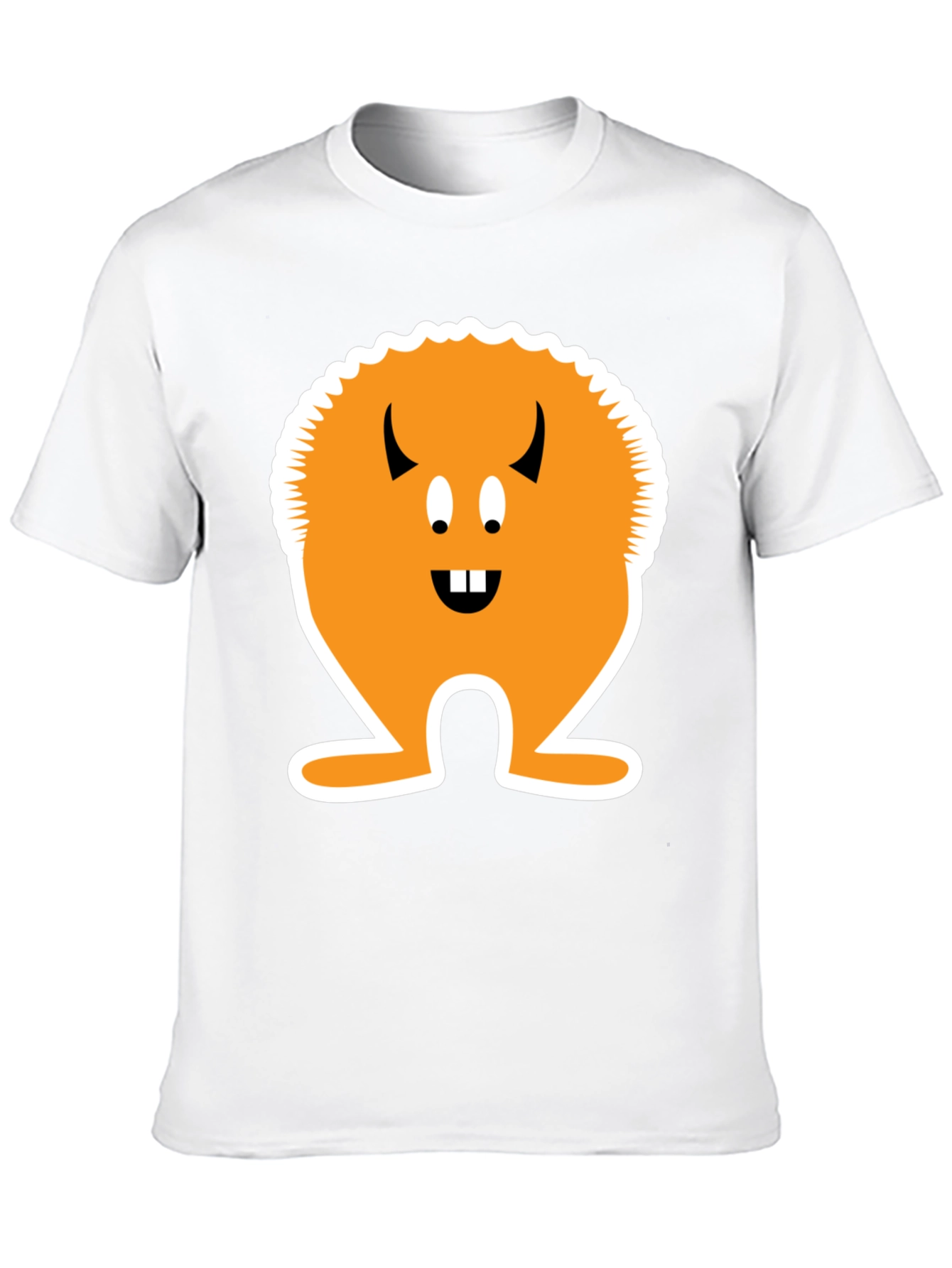 Monster Graphic T-Shirt - Black Cotton Tee