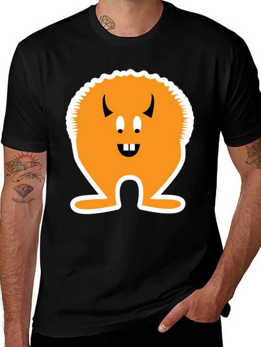 Monster Graphic T-Shirt - Black Cotton Tee