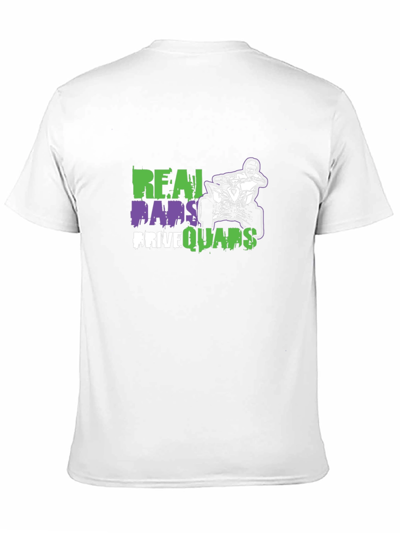 Real Dads Drive Quads Black T-Shirt