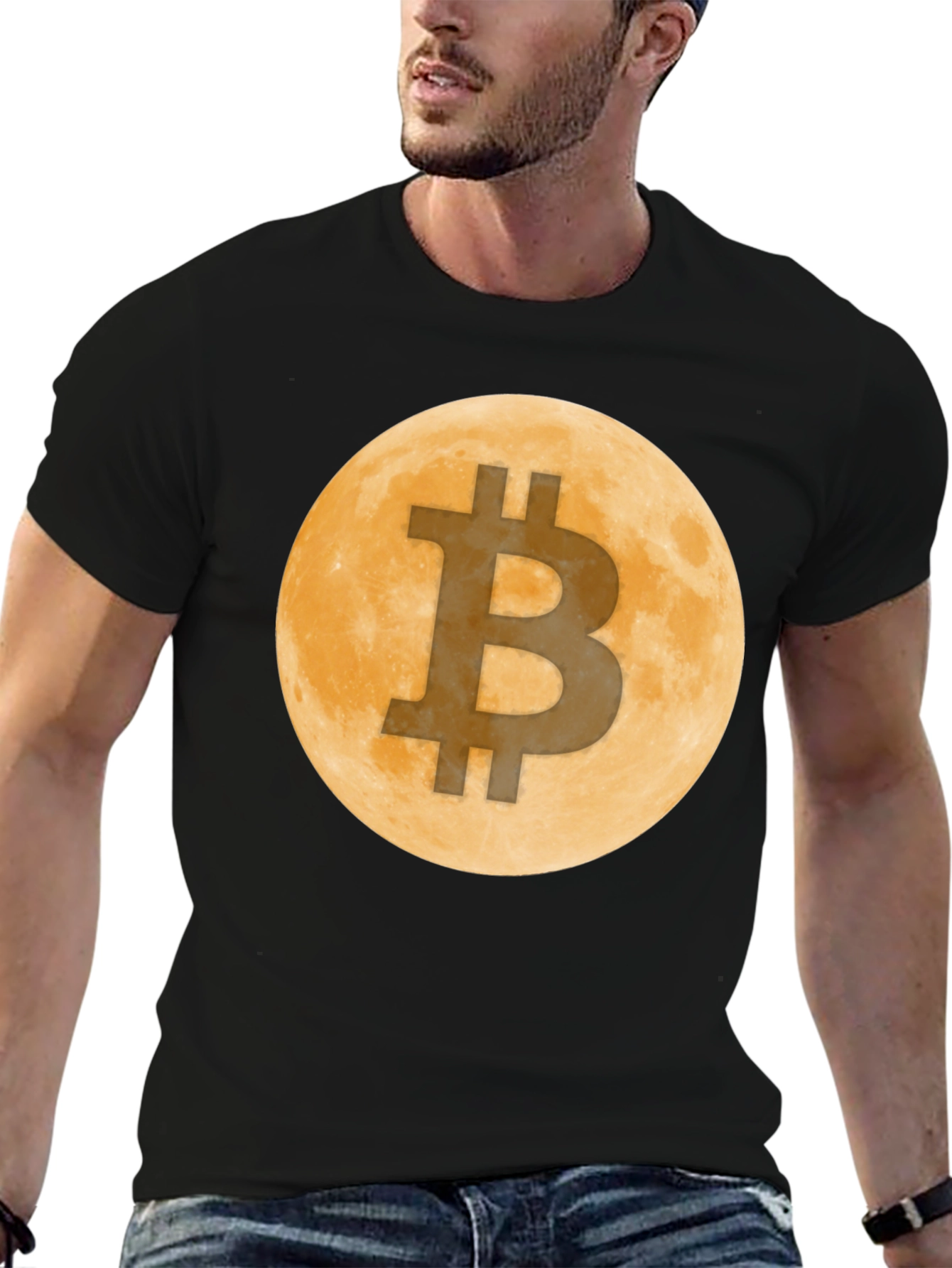 Bitcoin Moon T-Shirt - Crypto HODL Tee