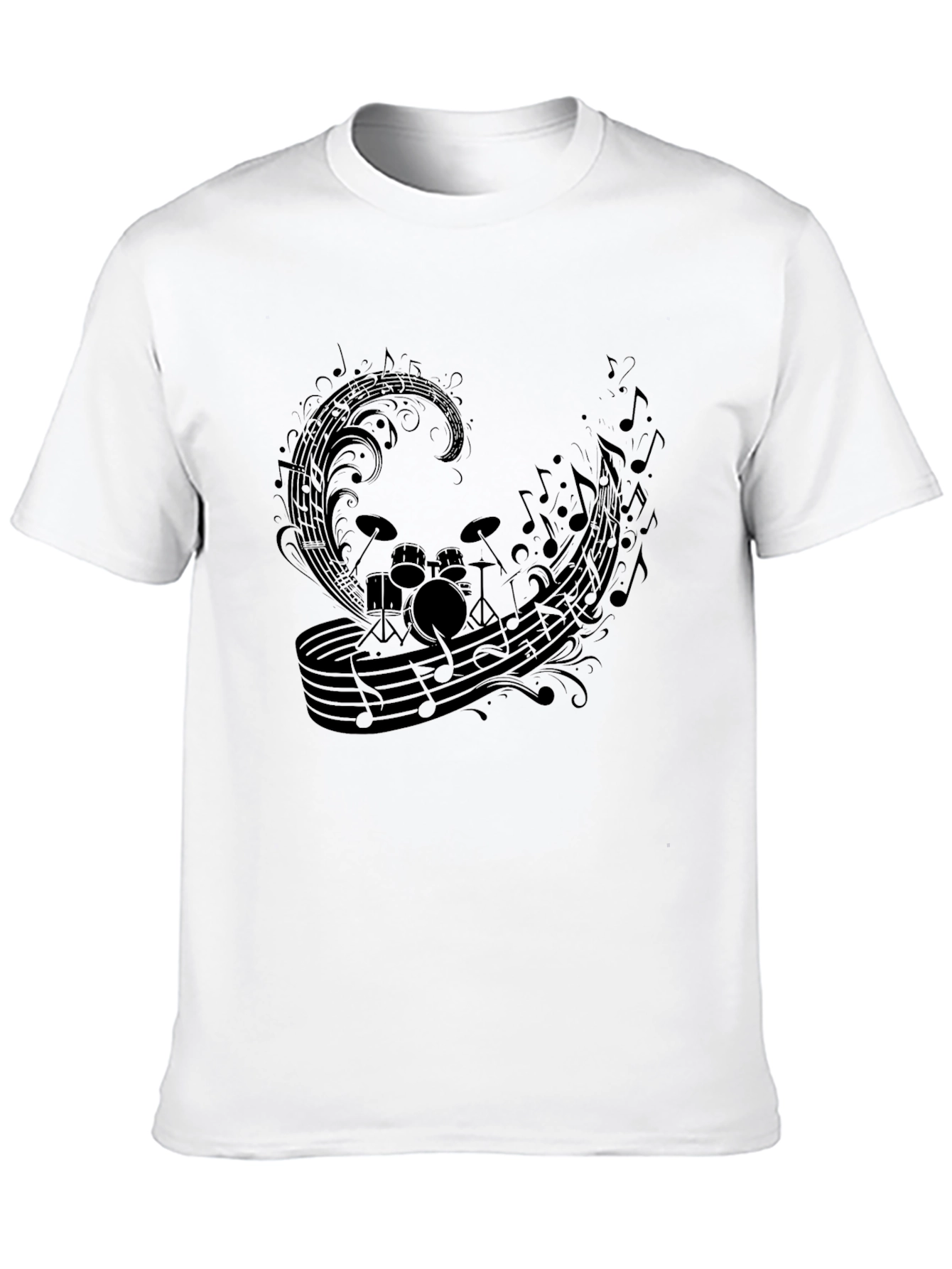 Musical Drum Set Graphic Tee