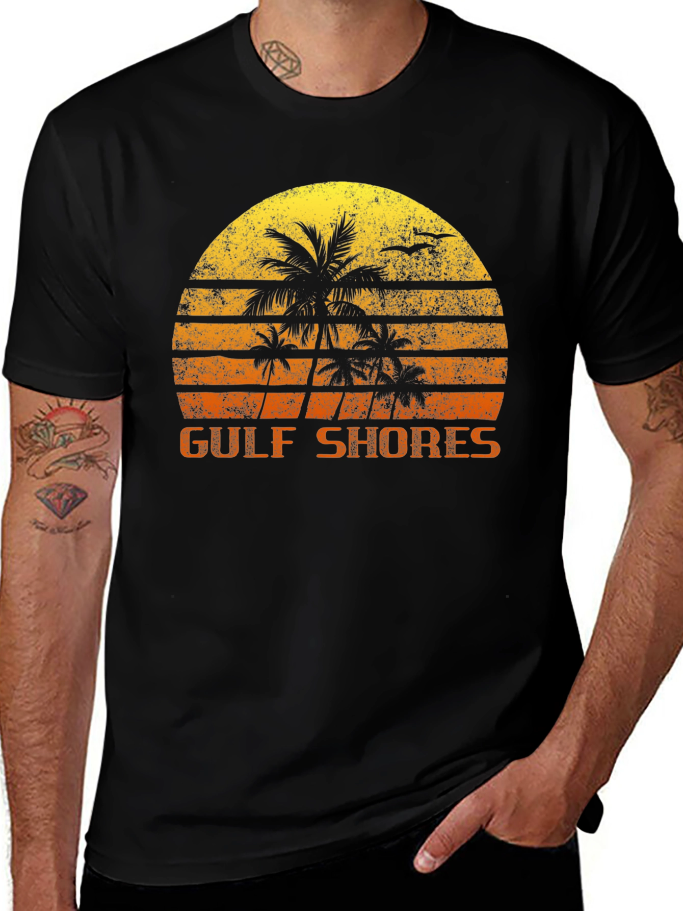 Gulf Shores Sunset Graphic T-Shirt