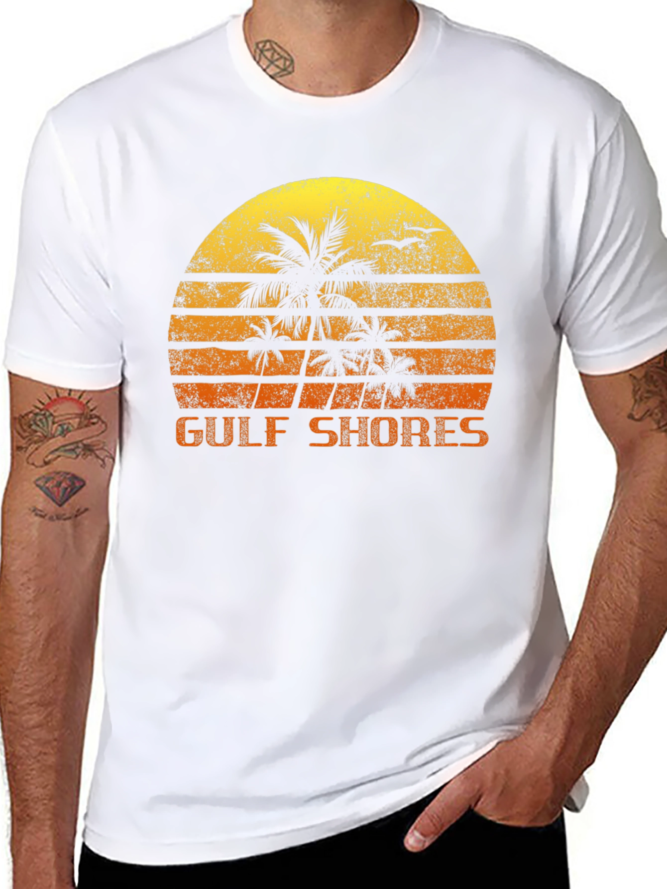 Gulf Shores Sunset Graphic T-Shirt