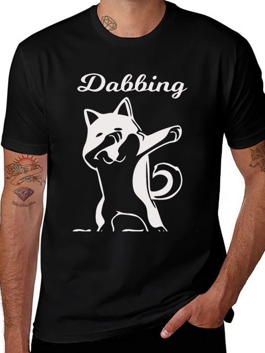 Dabbing Dog T-Shirt - Funny Novelty Tee