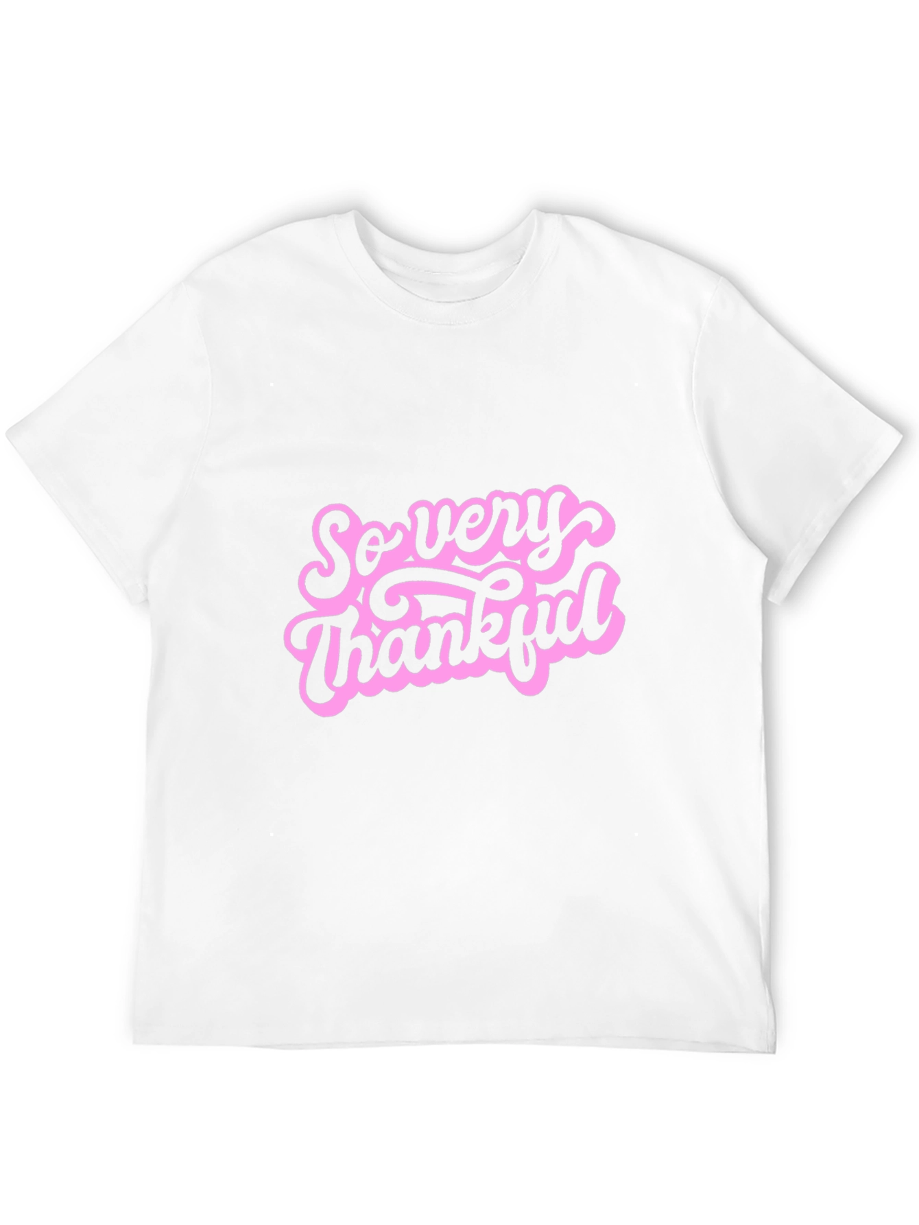 So Very Thankful Graphic Tee - Black