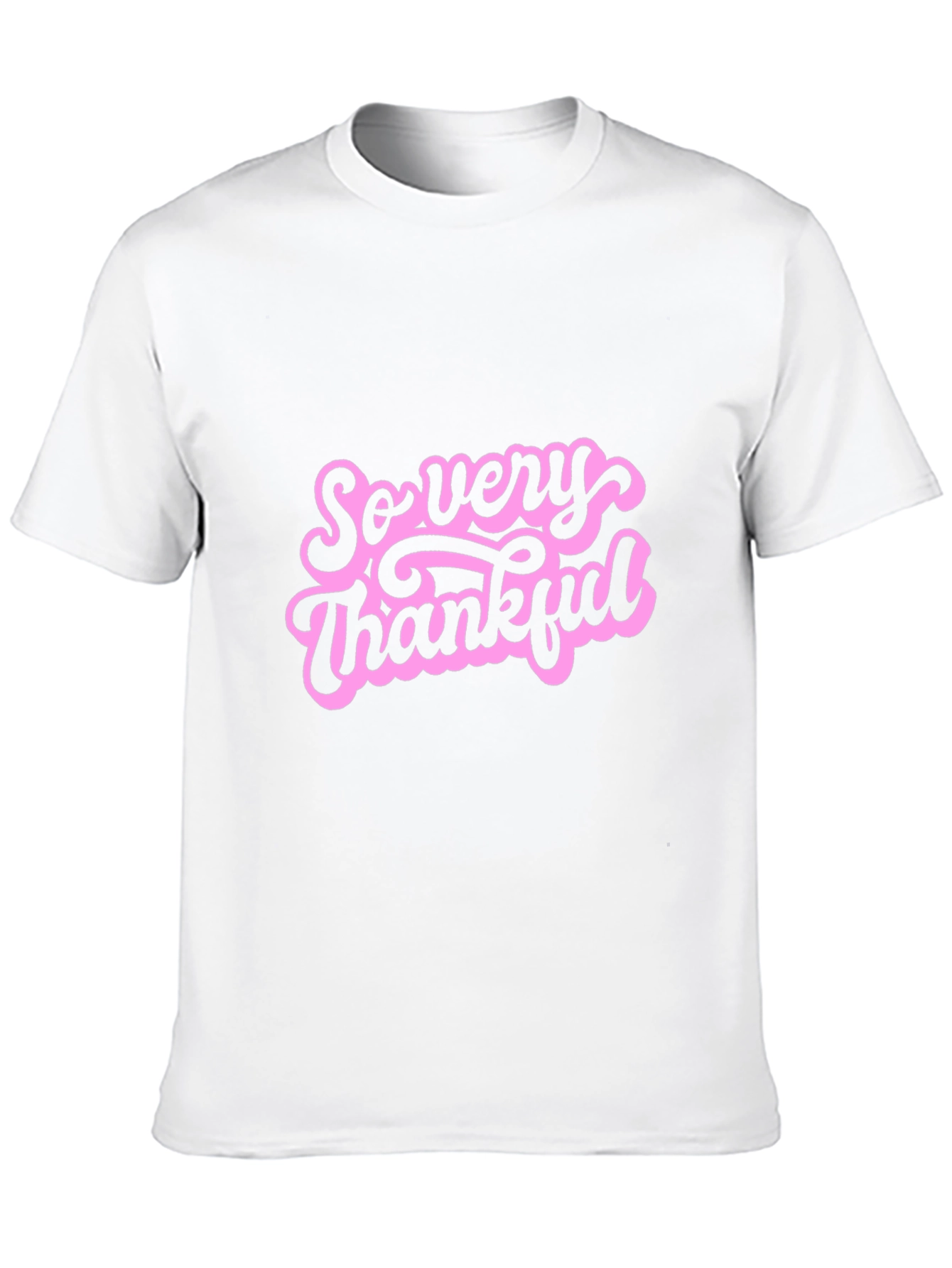 So Very Thankful Graphic Tee - Black
