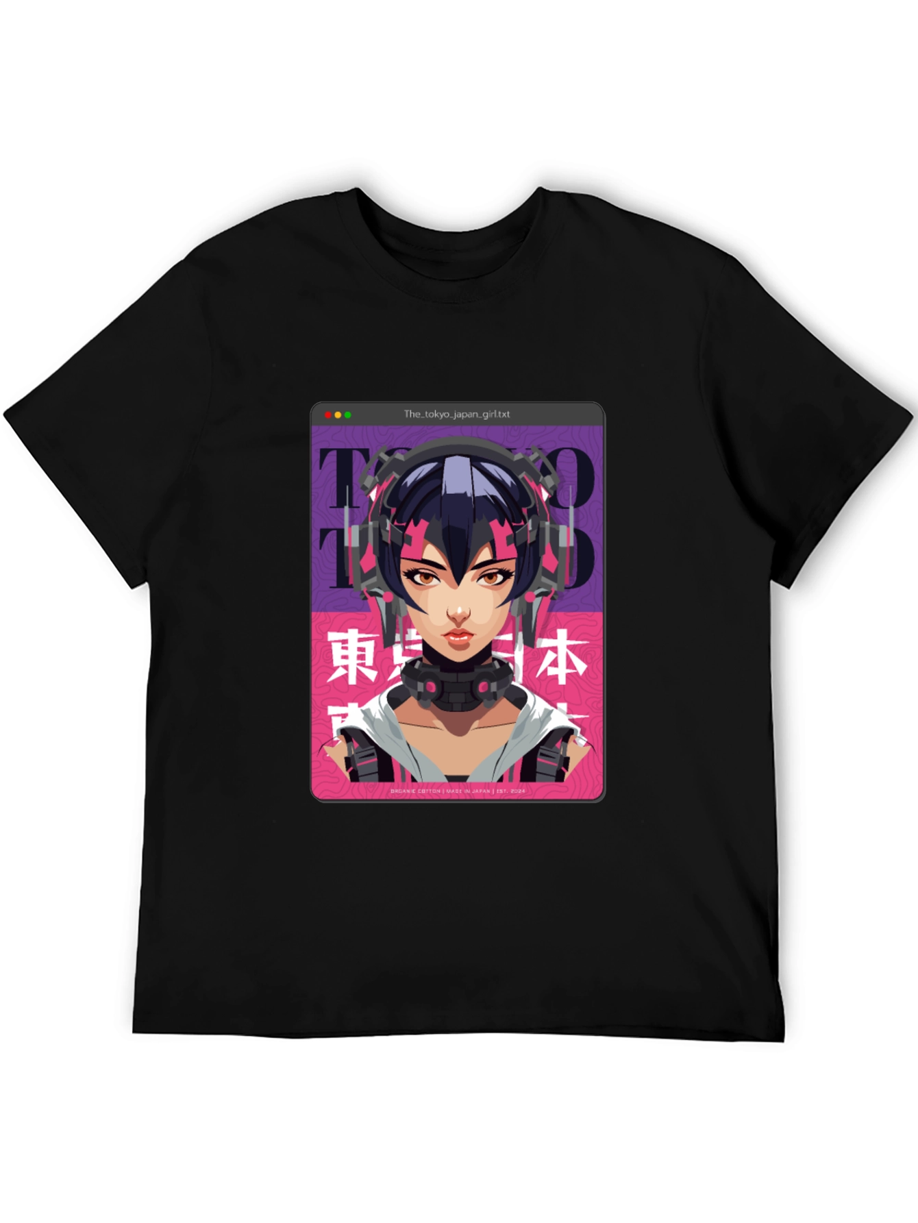Tokyo Girl Graphic T-Shirt - Anime Style