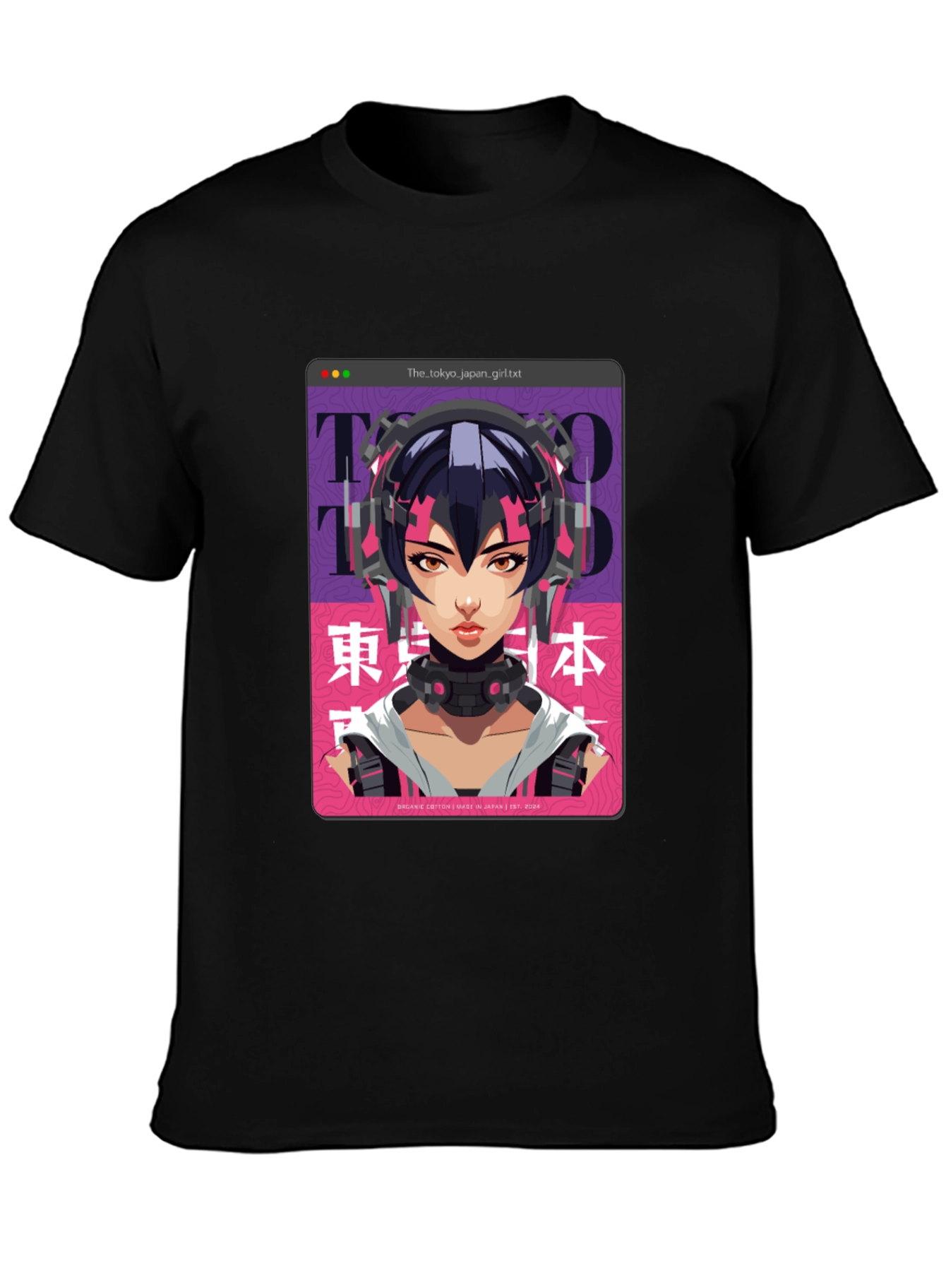 Tokyo Girl Graphic T-Shirt - Anime Style