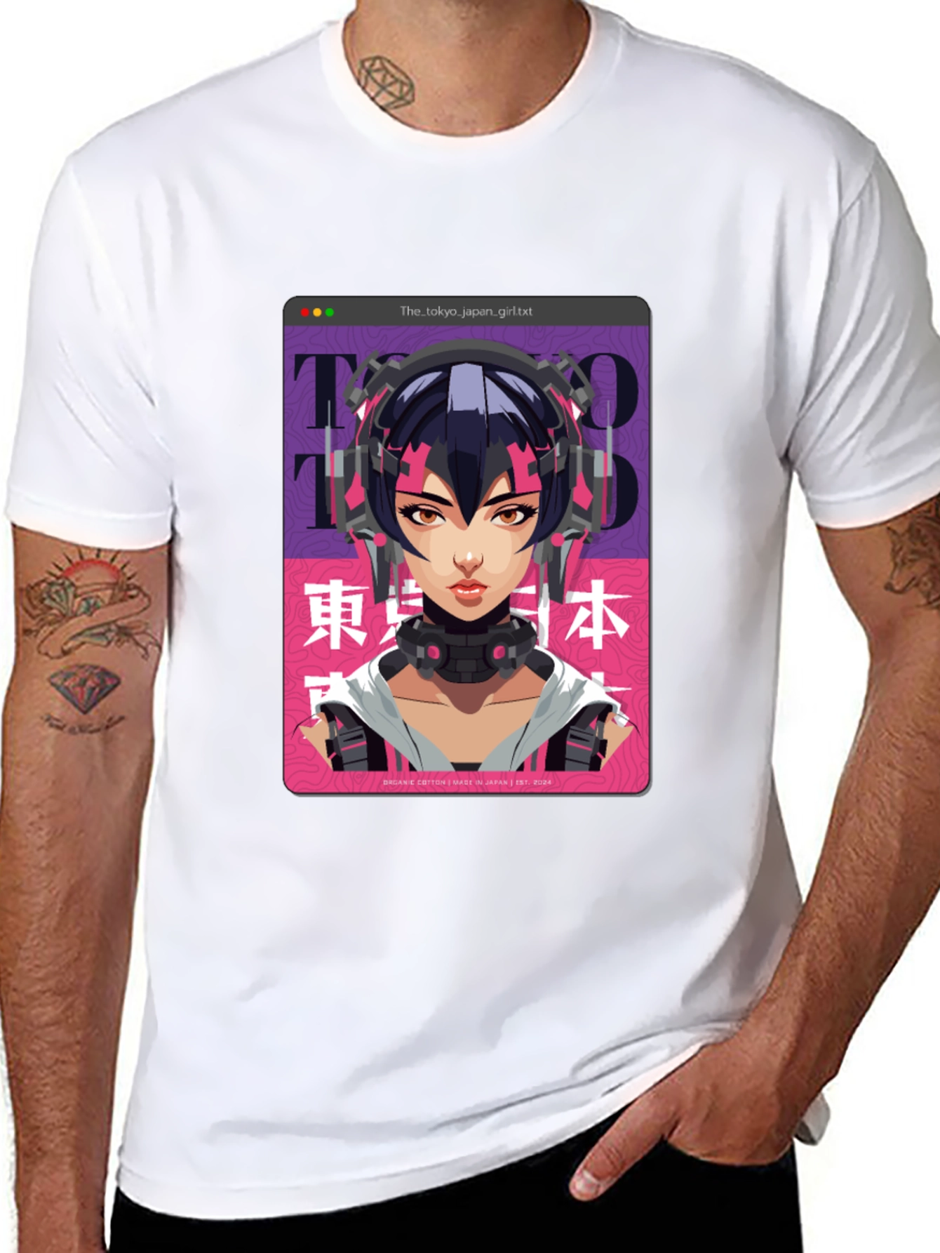 Tokyo Girl Graphic T-Shirt - Anime Style