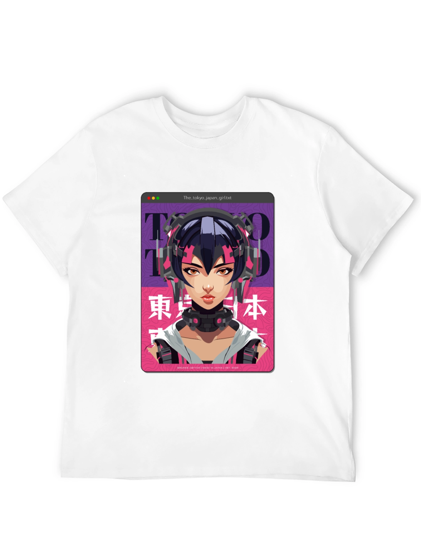 Tokyo Girl Graphic T-Shirt - Anime Style