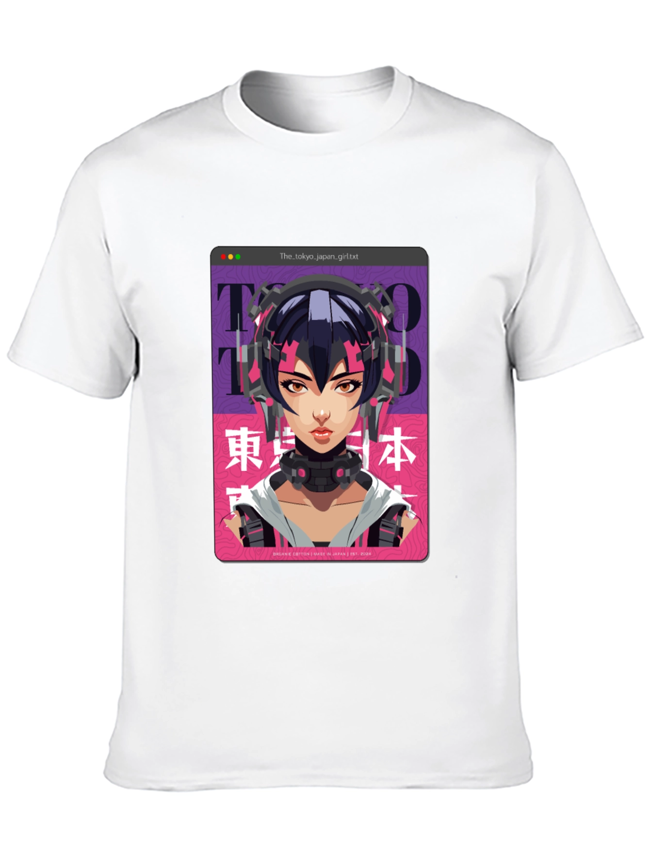 Tokyo Girl Graphic T-Shirt - Anime Style