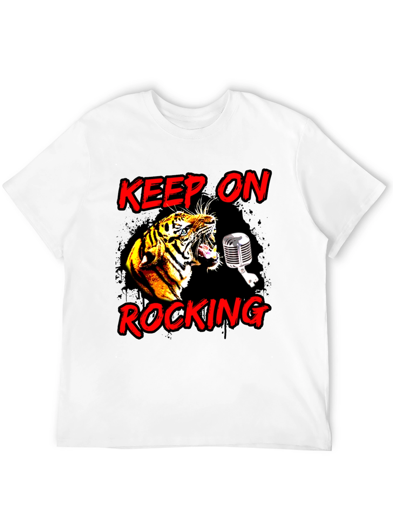 Keep On Rocking Tiger Graphic Tee
