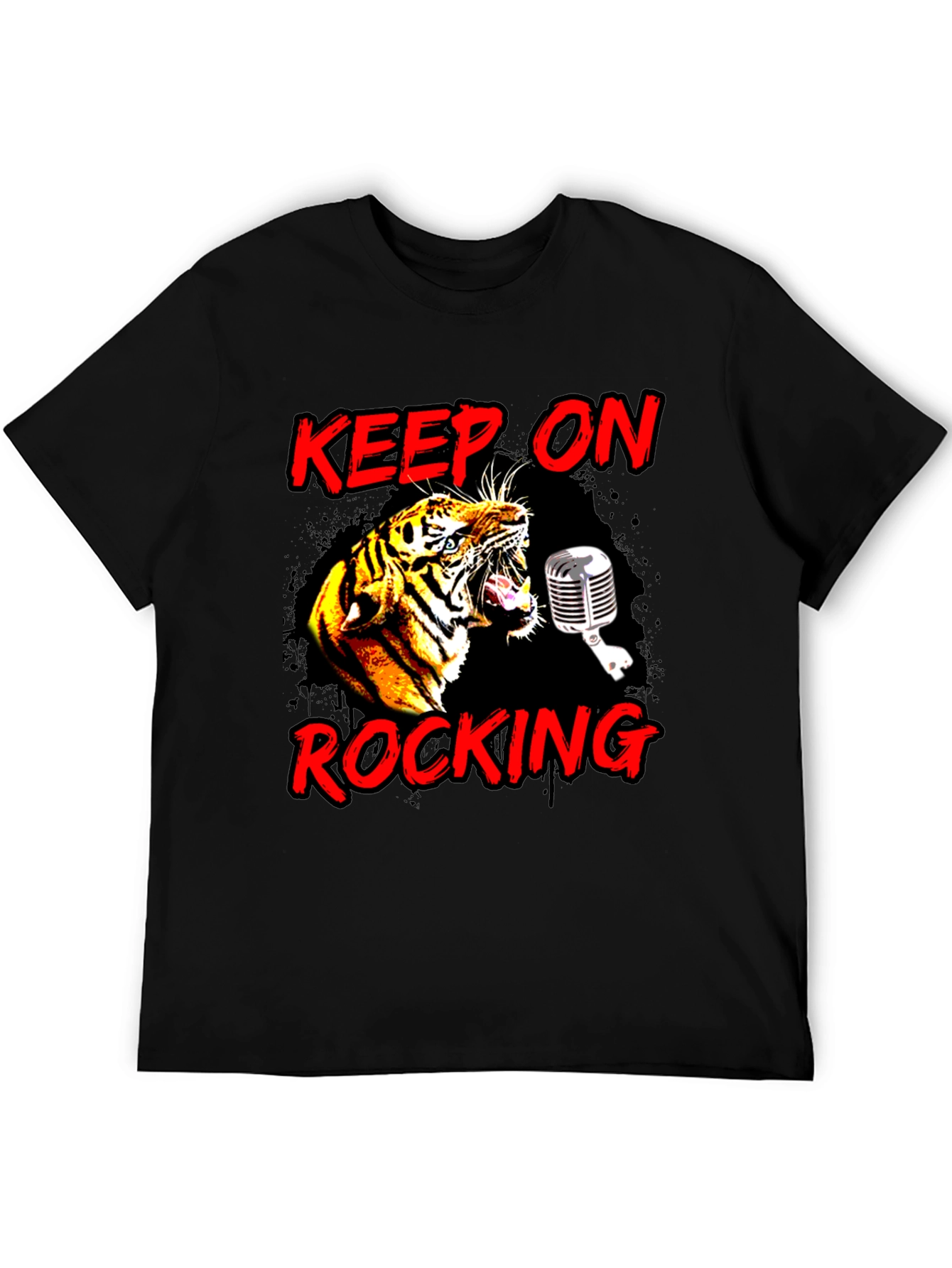 Keep On Rocking Tiger Graphic Tee