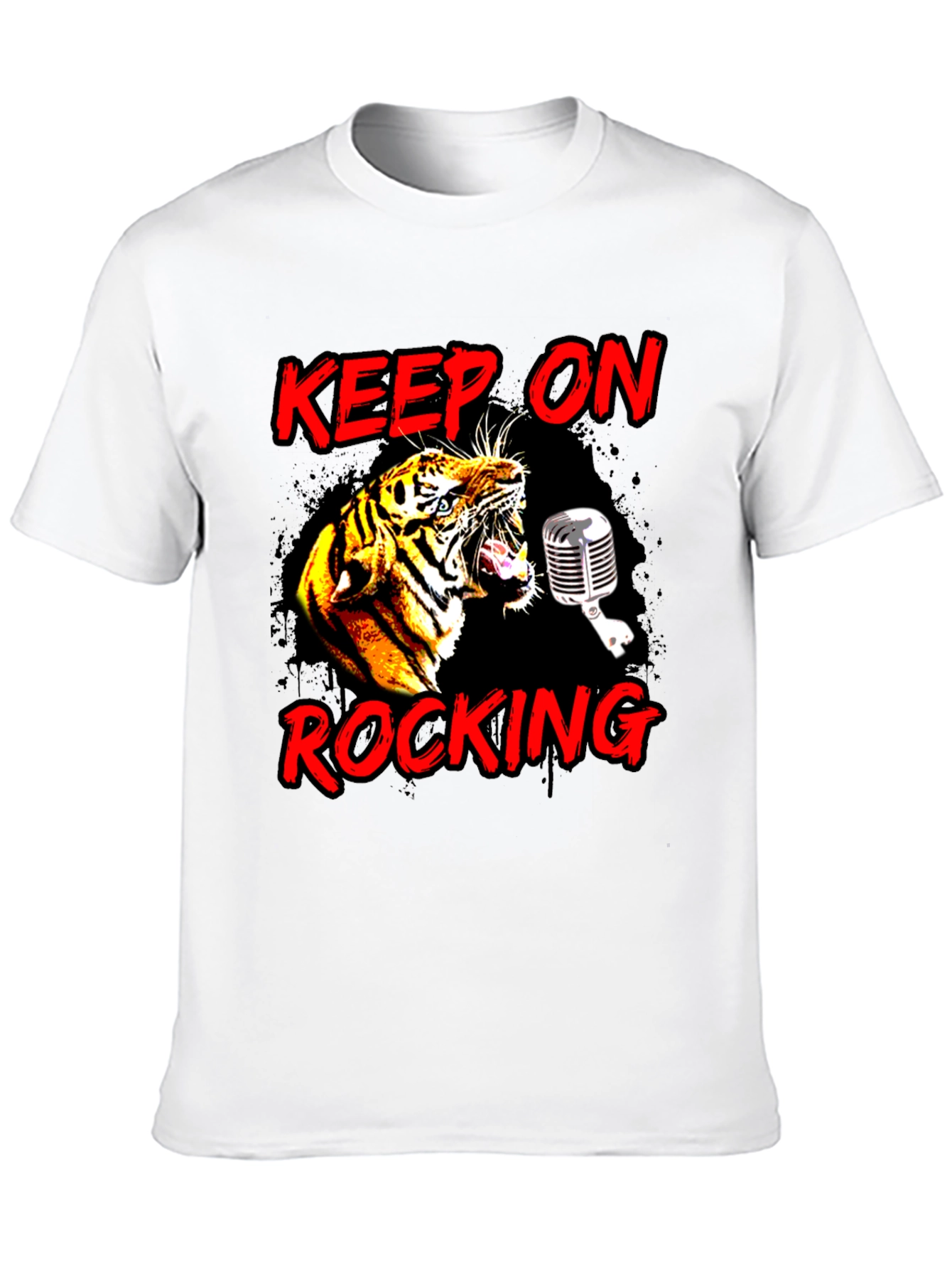 Keep On Rocking Tiger Graphic Tee