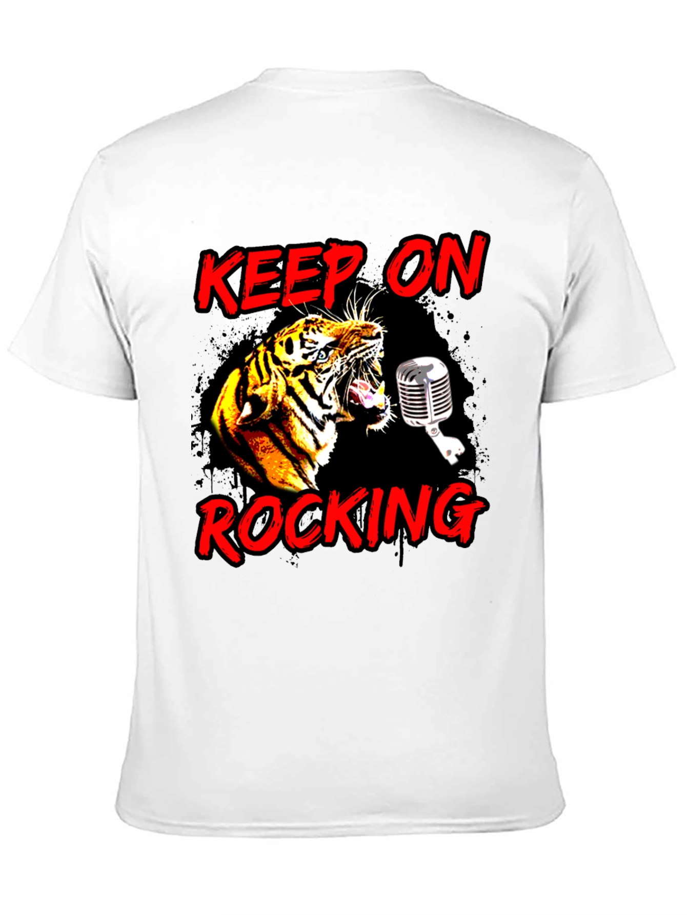 Keep On Rocking Tiger Graphic Tee