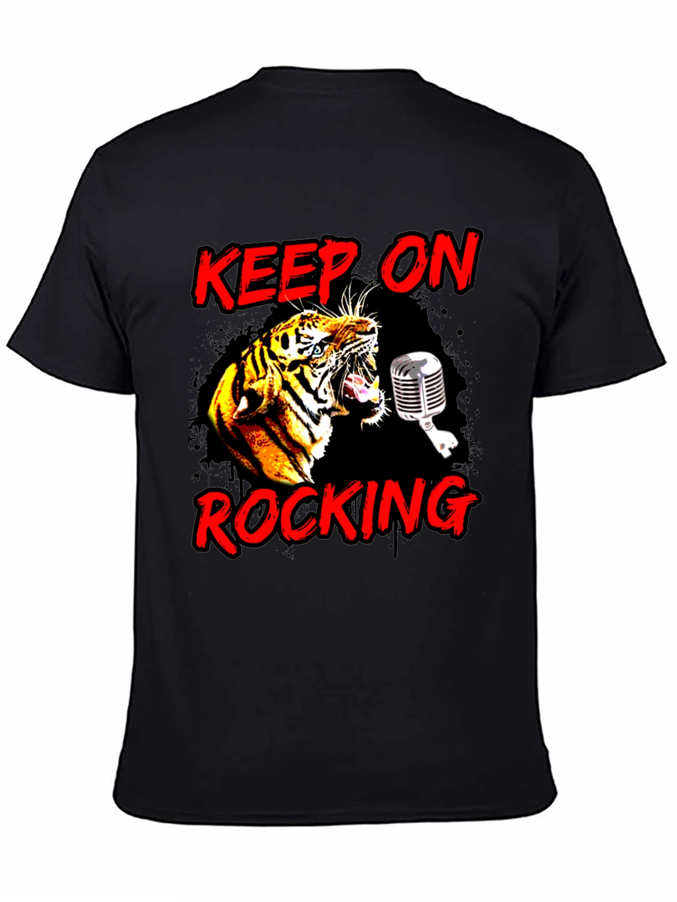 Keep On Rocking Tiger Graphic Tee