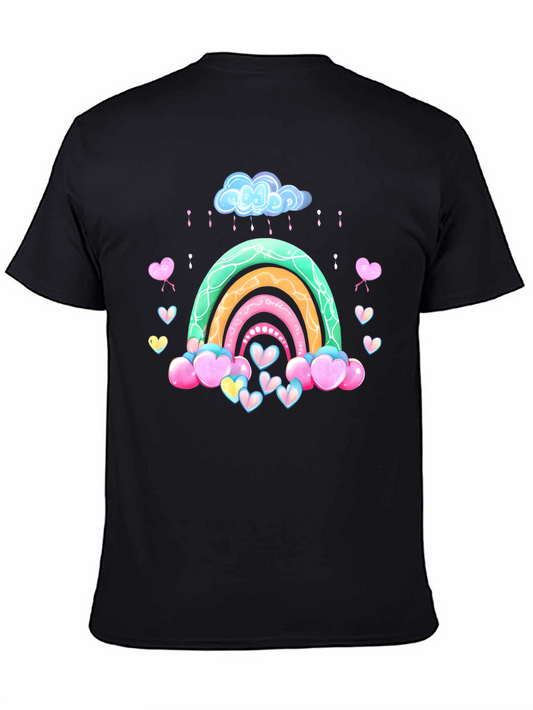 Rainbow Heart Cloud Graphic Tee