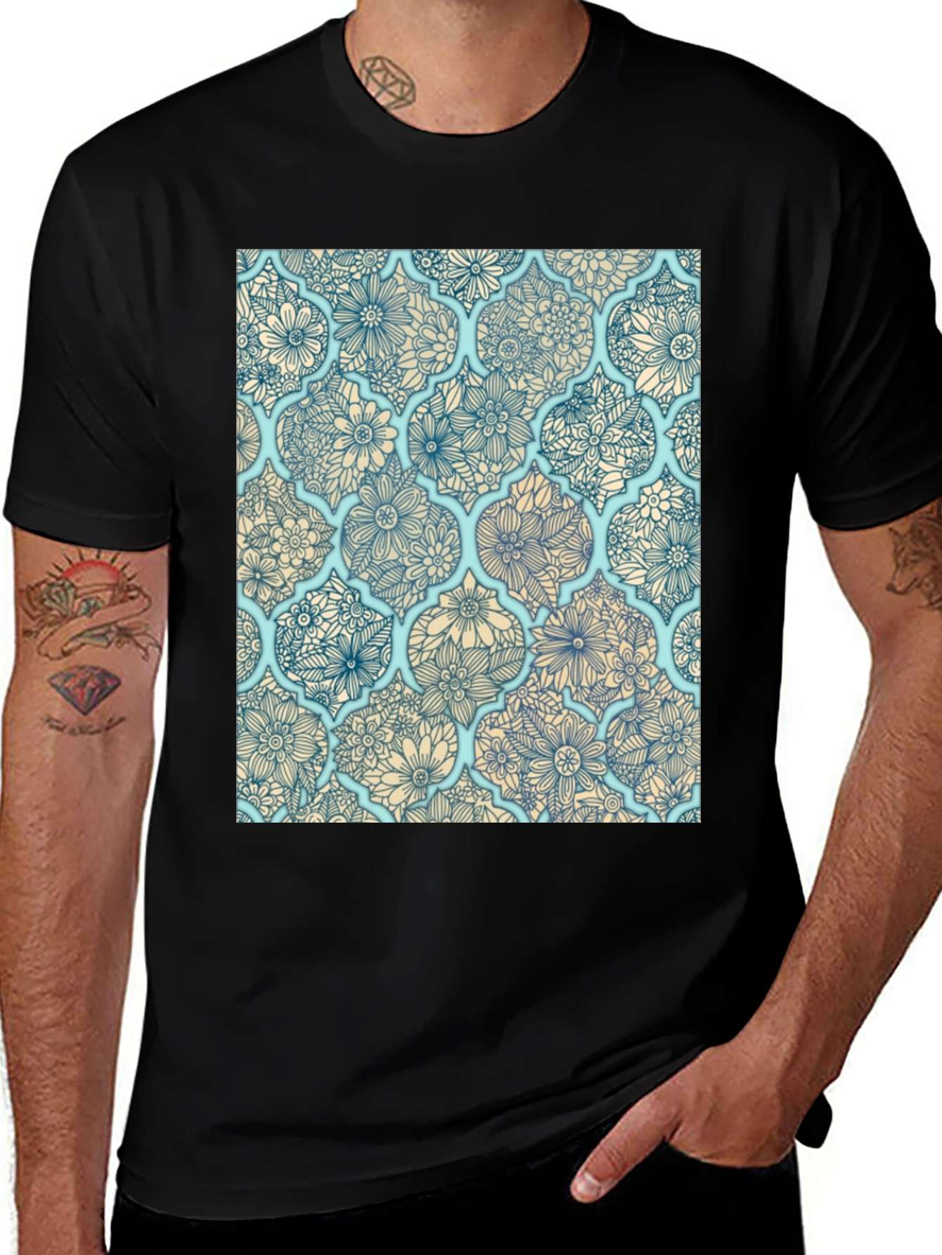 Floral Patterned T-Shirt