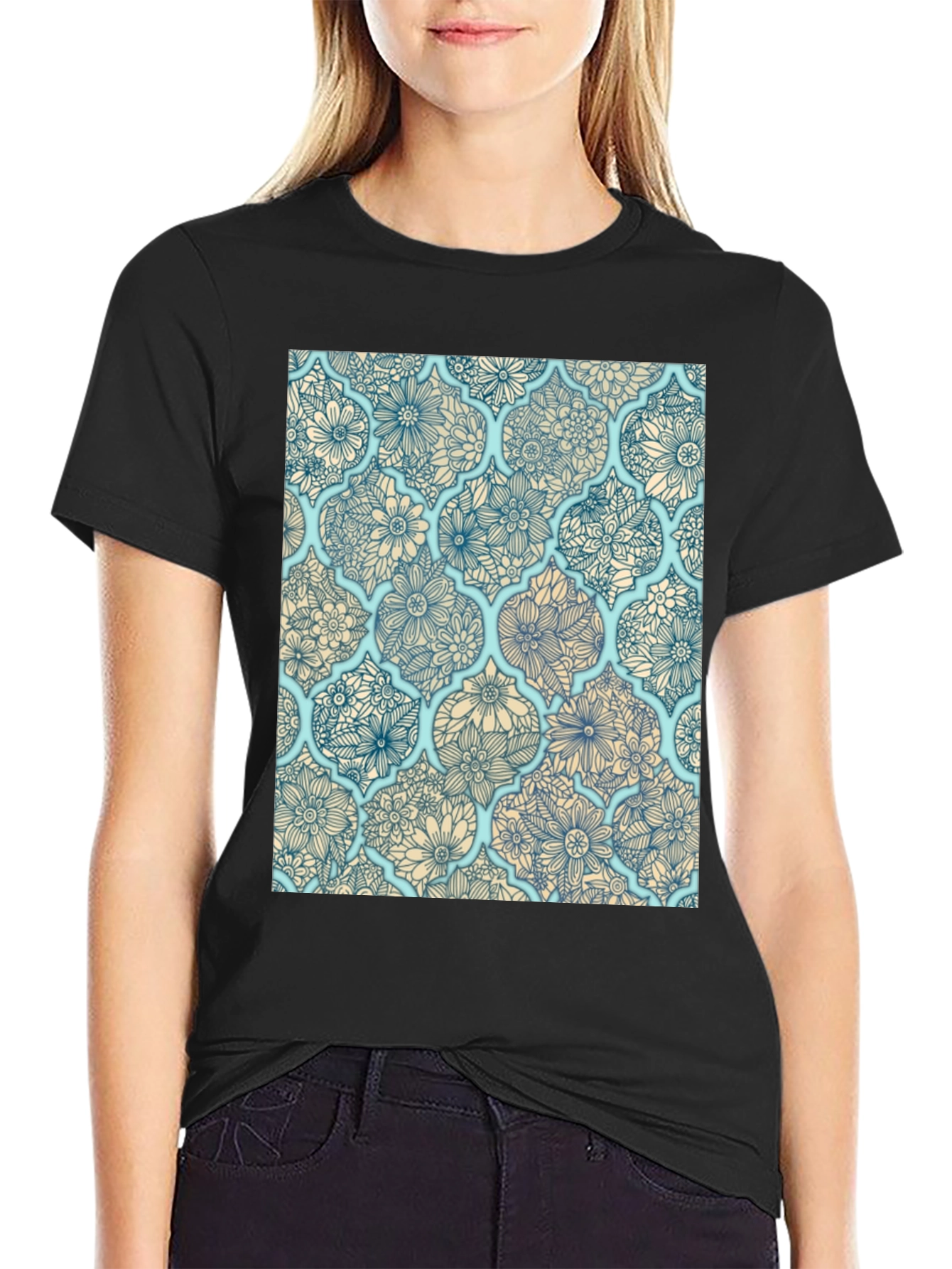 Floral Patterned T-Shirt