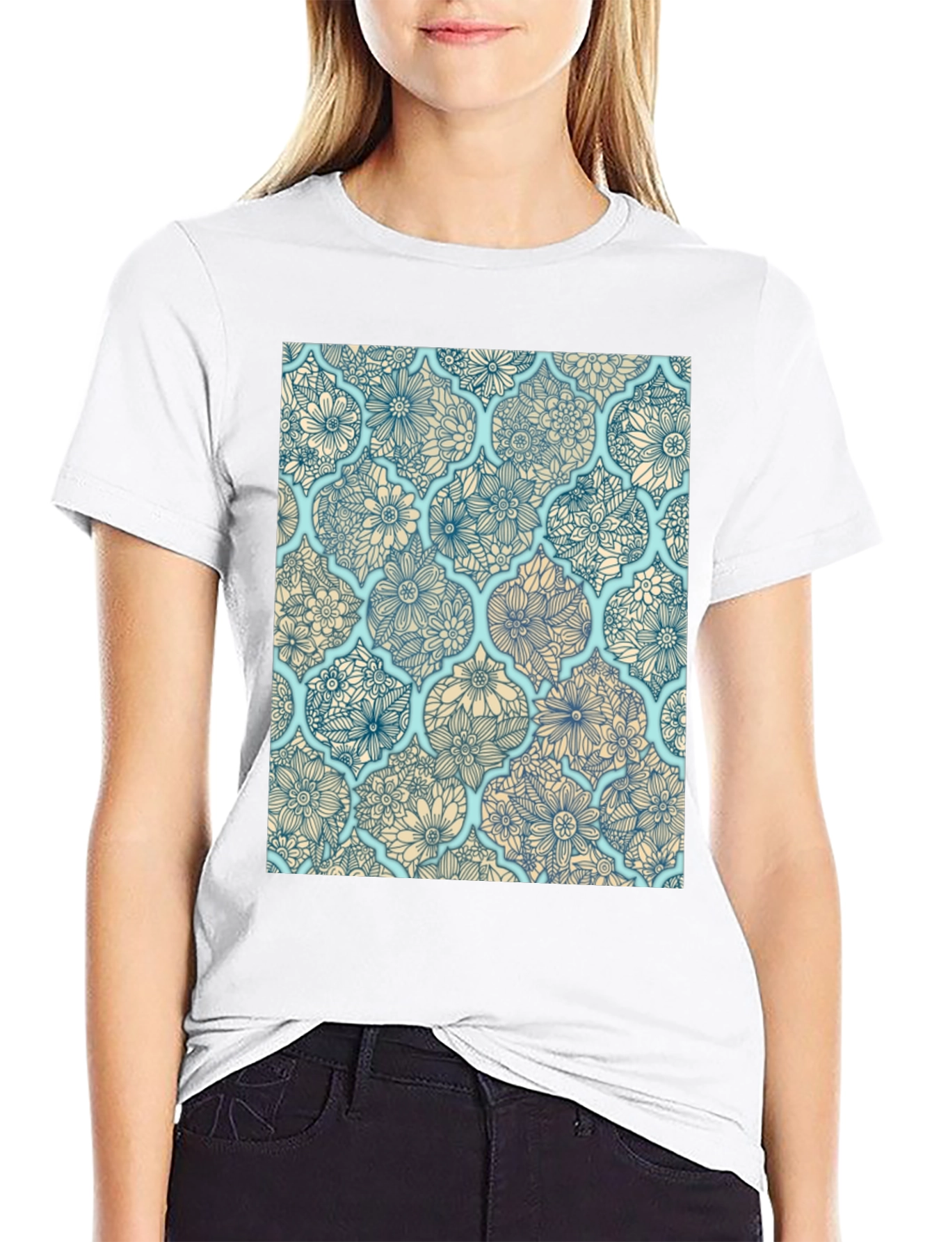 Floral Patterned T-Shirt