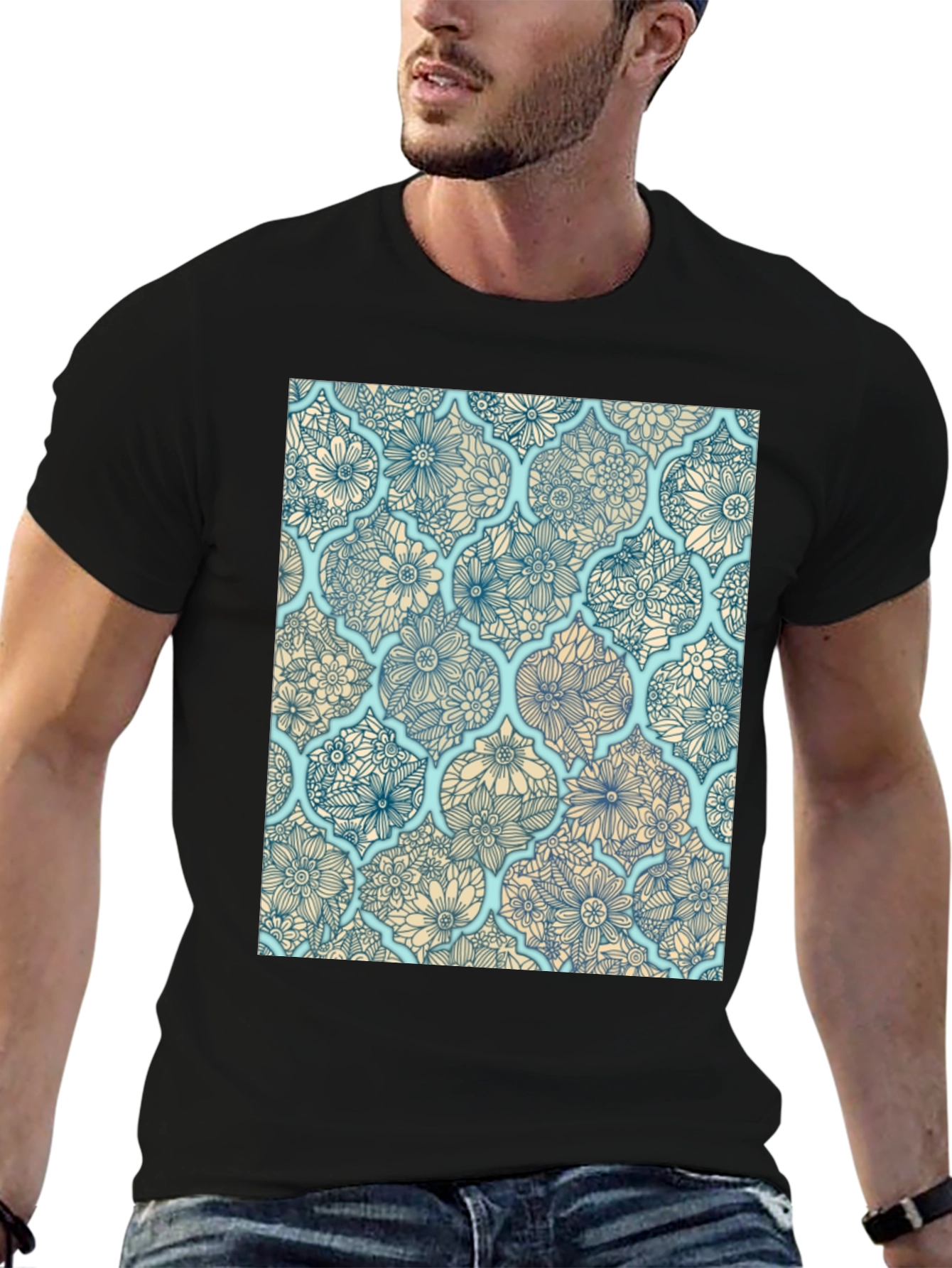Floral Patterned T-Shirt
