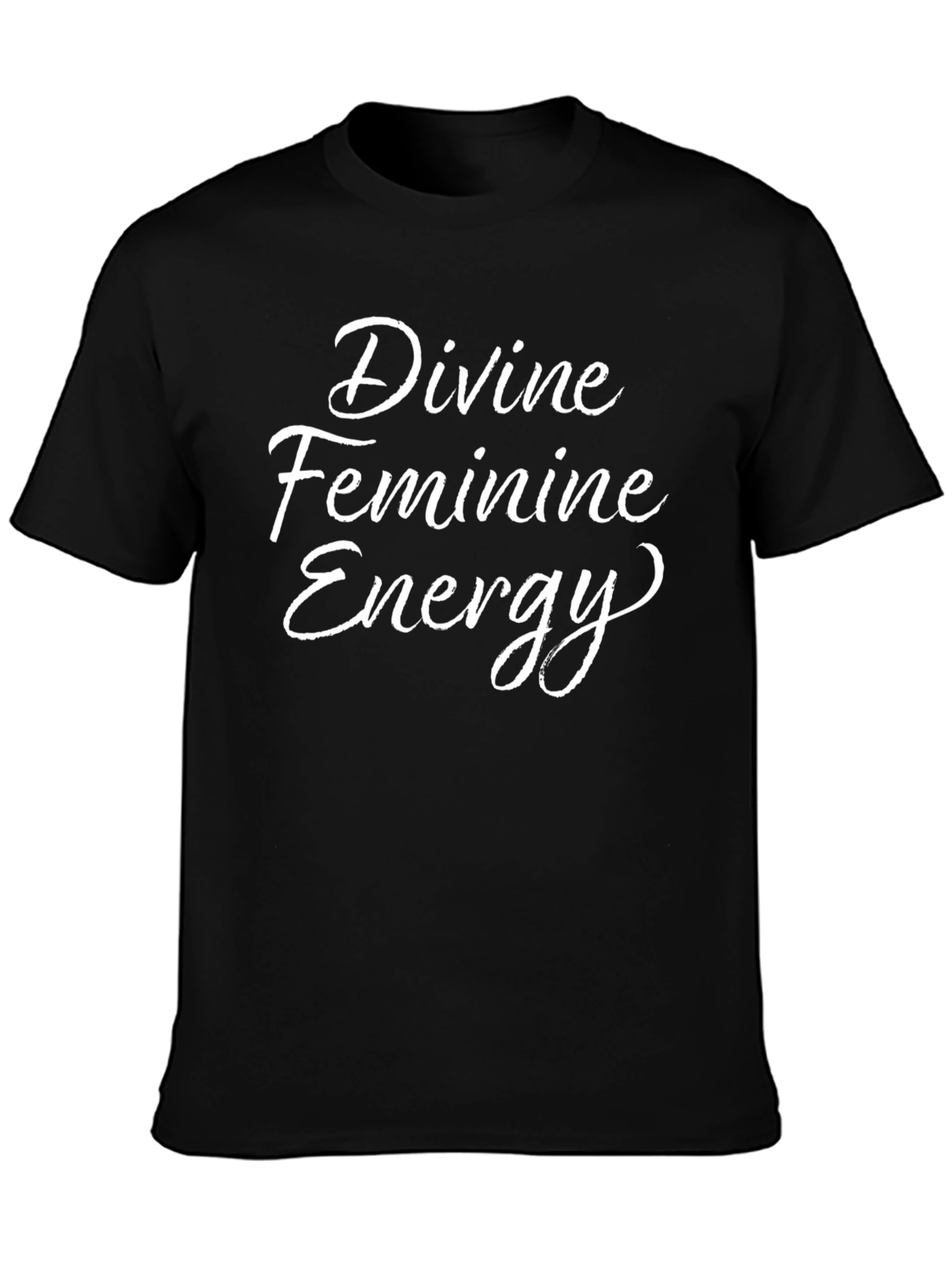 Divine Feminine Energy Black T-Shirt
