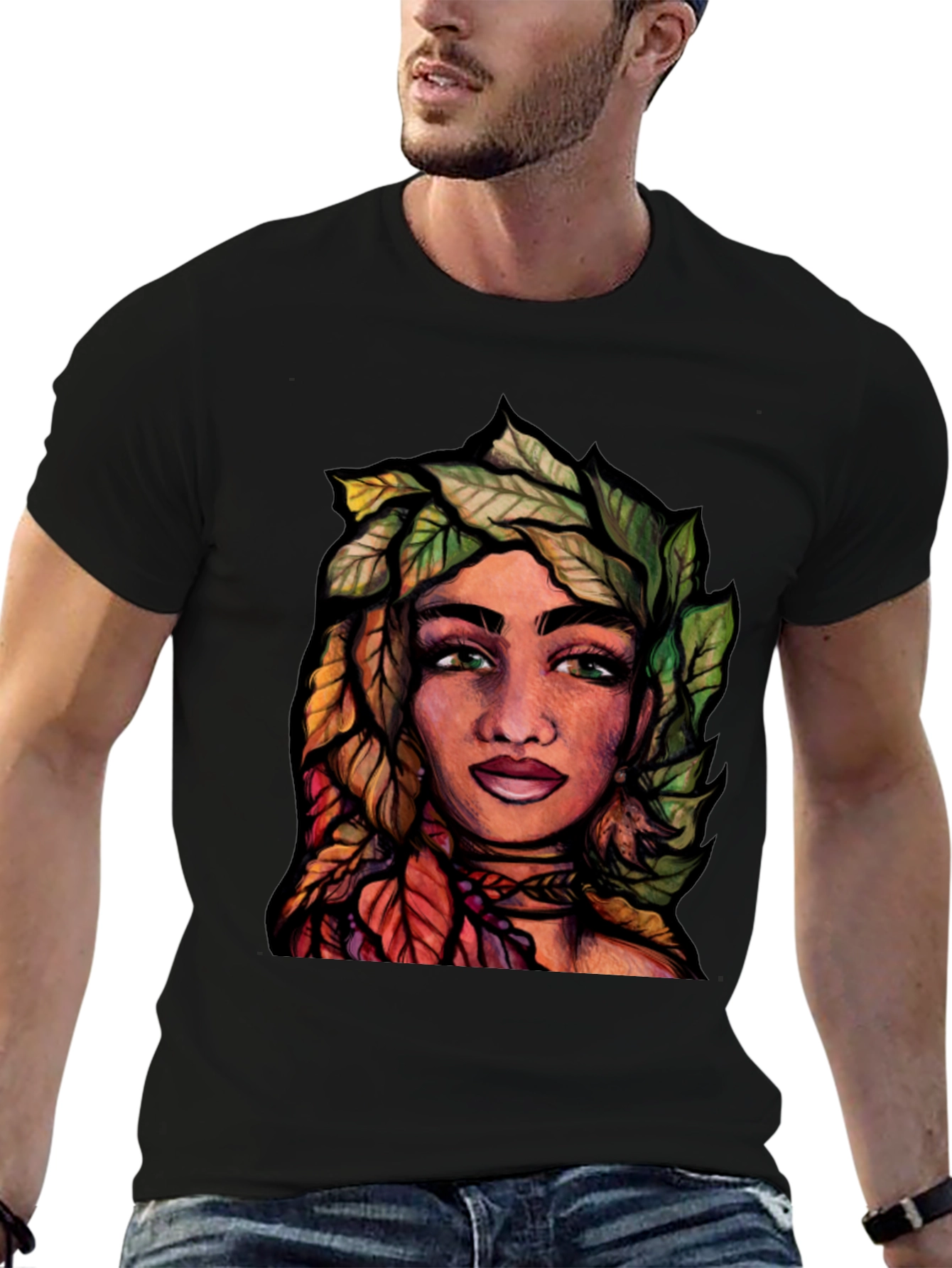 Nature Portrait Graphic T-Shirt