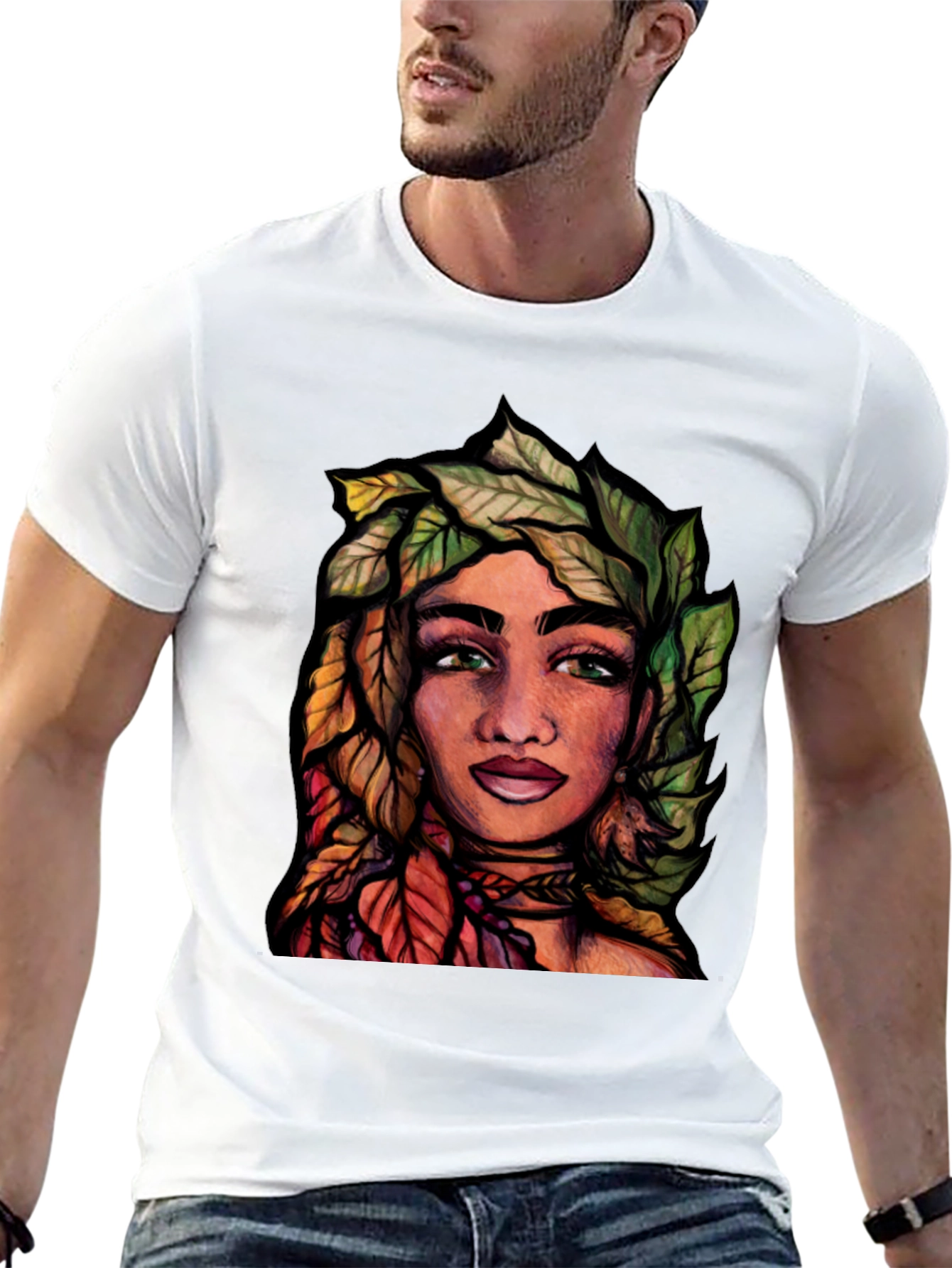 Nature Portrait Graphic T-Shirt