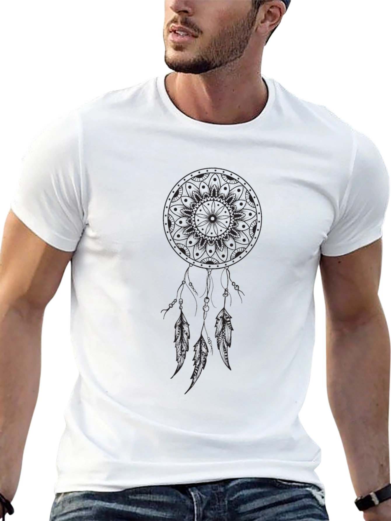 Dreamcatcher Graphic Black T-Shirt