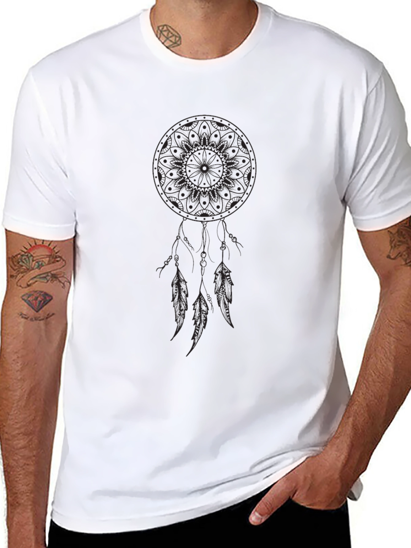 Dreamcatcher Graphic Black T-Shirt