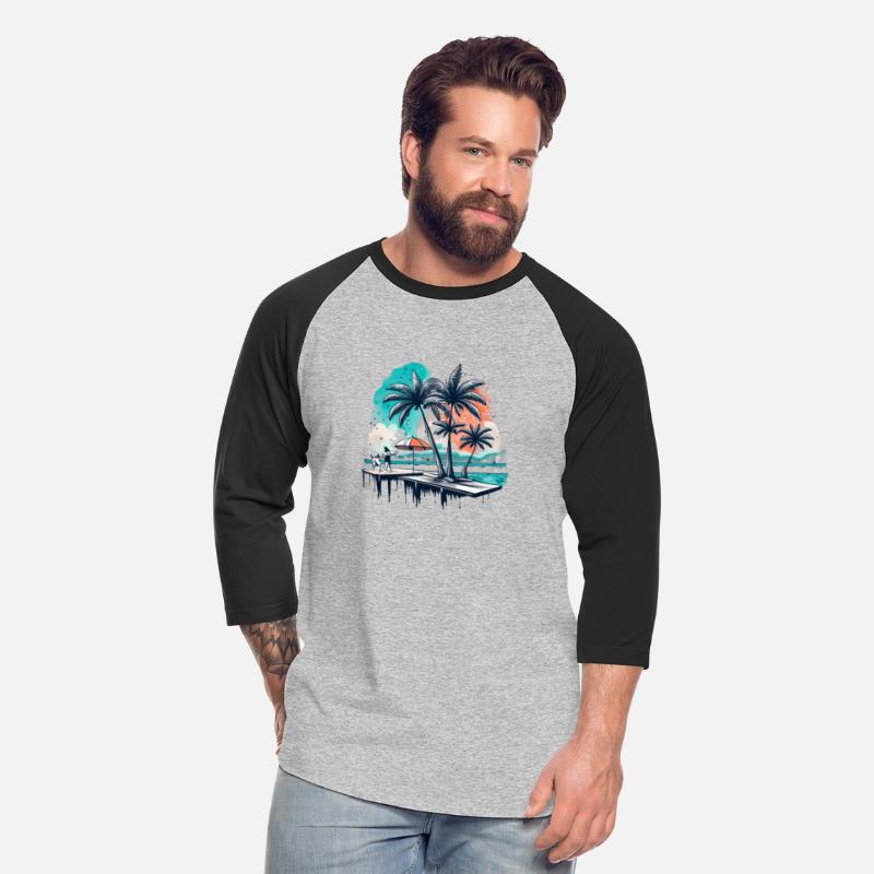 Palm Trees On The Beach