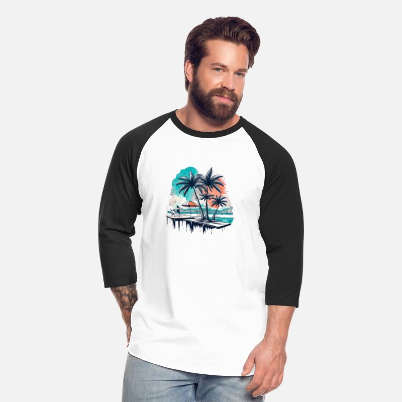 Palm Trees On The Beach