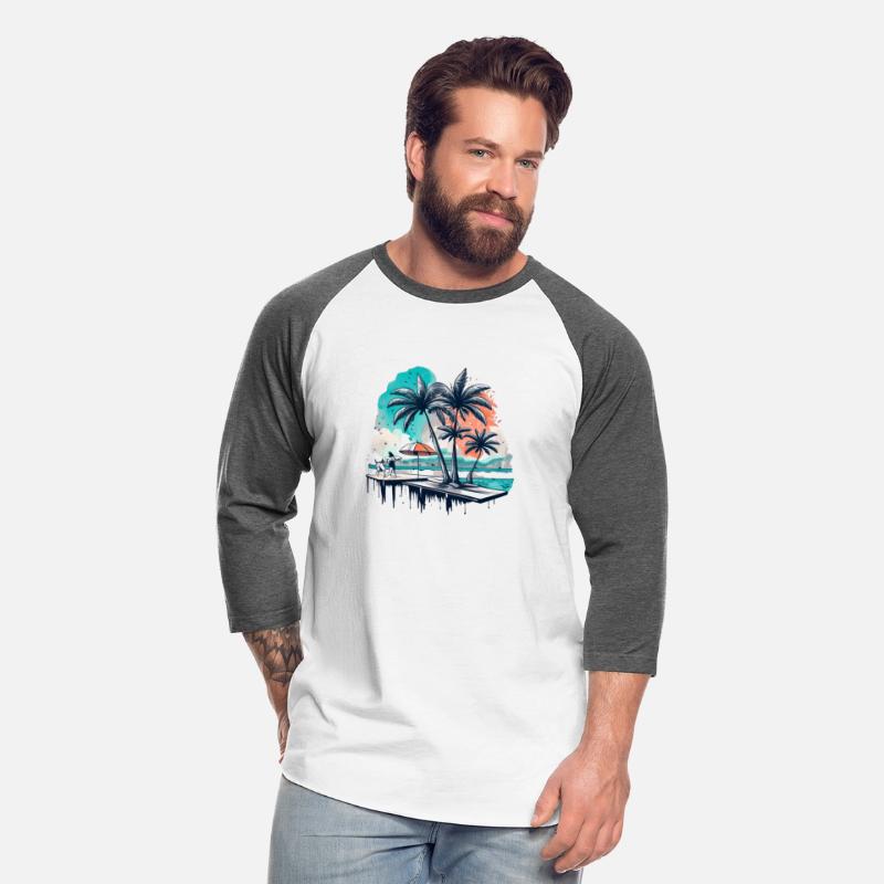 Palm Trees On The Beach