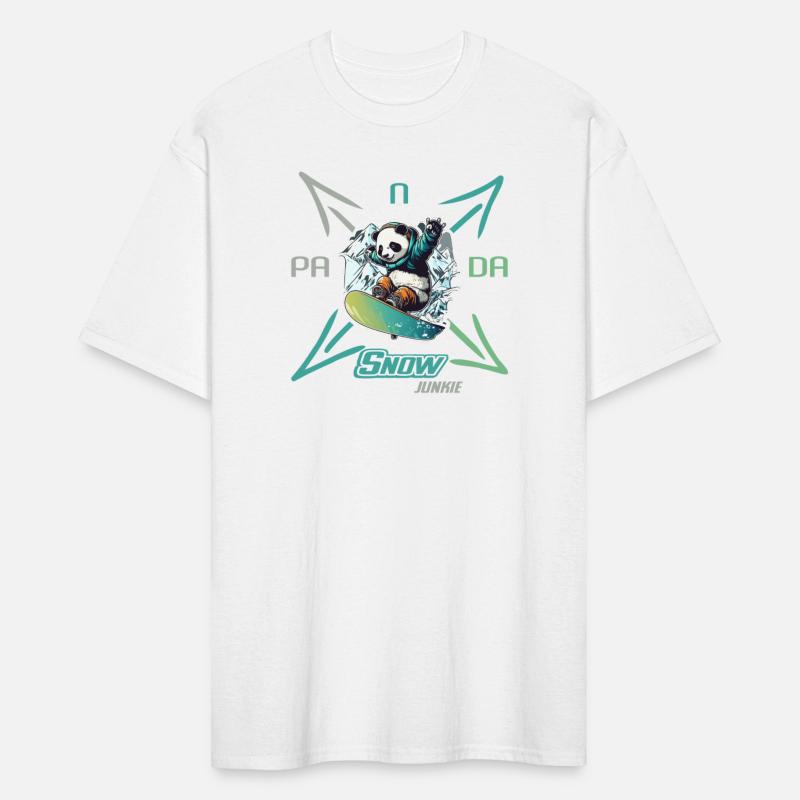 Panda Snow Junkie Snowboarder