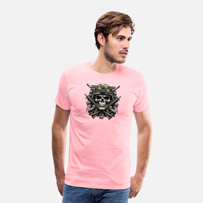 Patriot's Pride: Armed Forces Skull