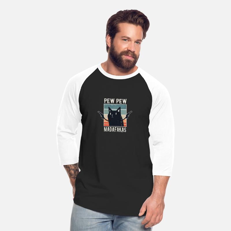 “Pew Pew Madafakas” Funny Cat Meme T-Shirt