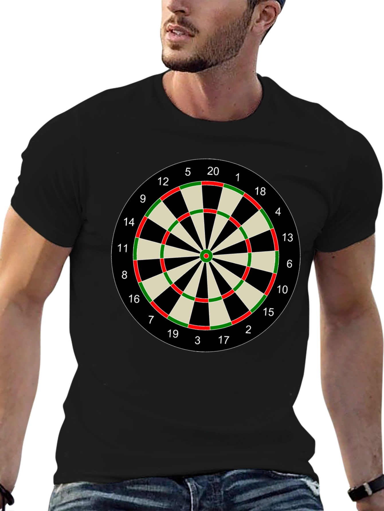 Darts Target T-Shirt - Bullseye Design