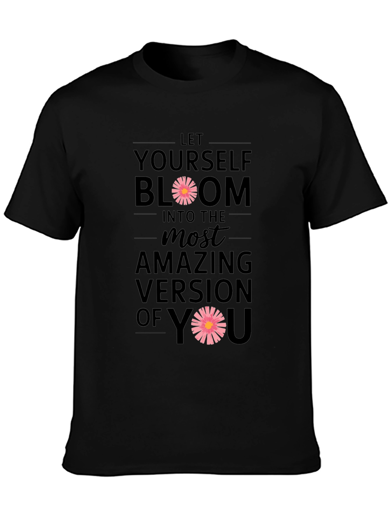 Bloom Version of You Graphic Tee - Black