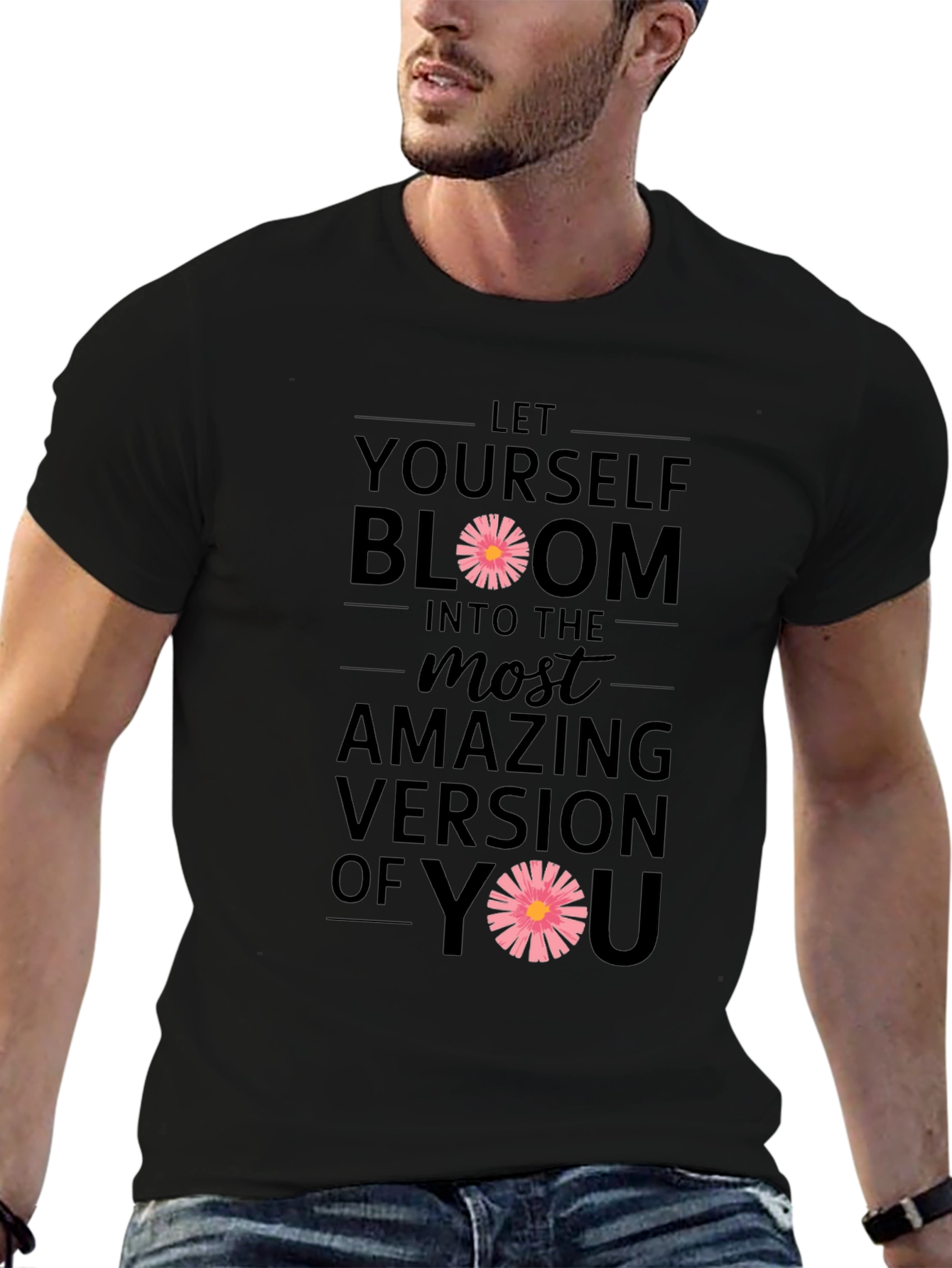 Bloom Version of You Graphic Tee - Black
